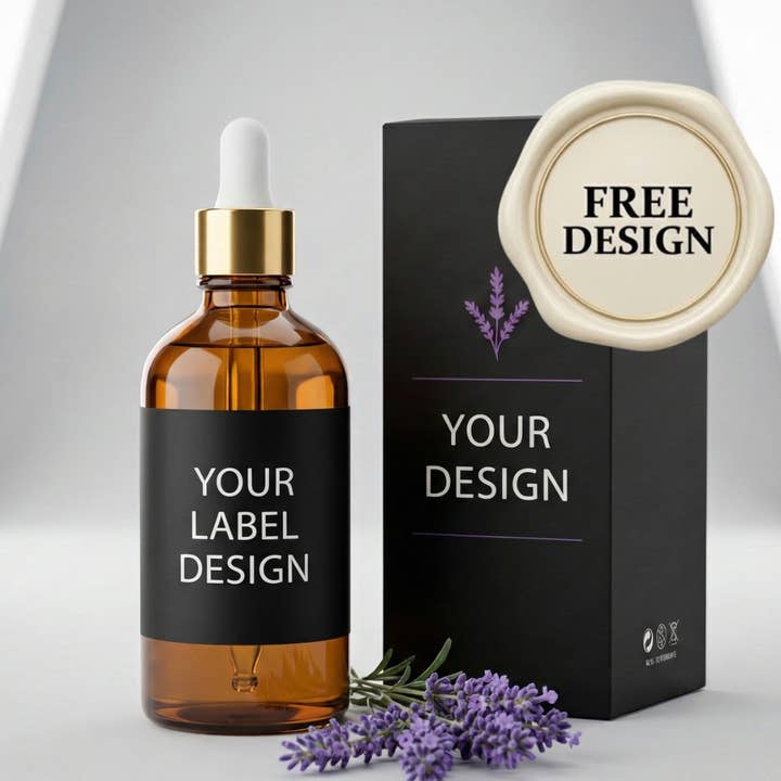 100ml Aangepaste Essentiële Lavendelolie Eigen merk voor wholesale door Lavanta Oils