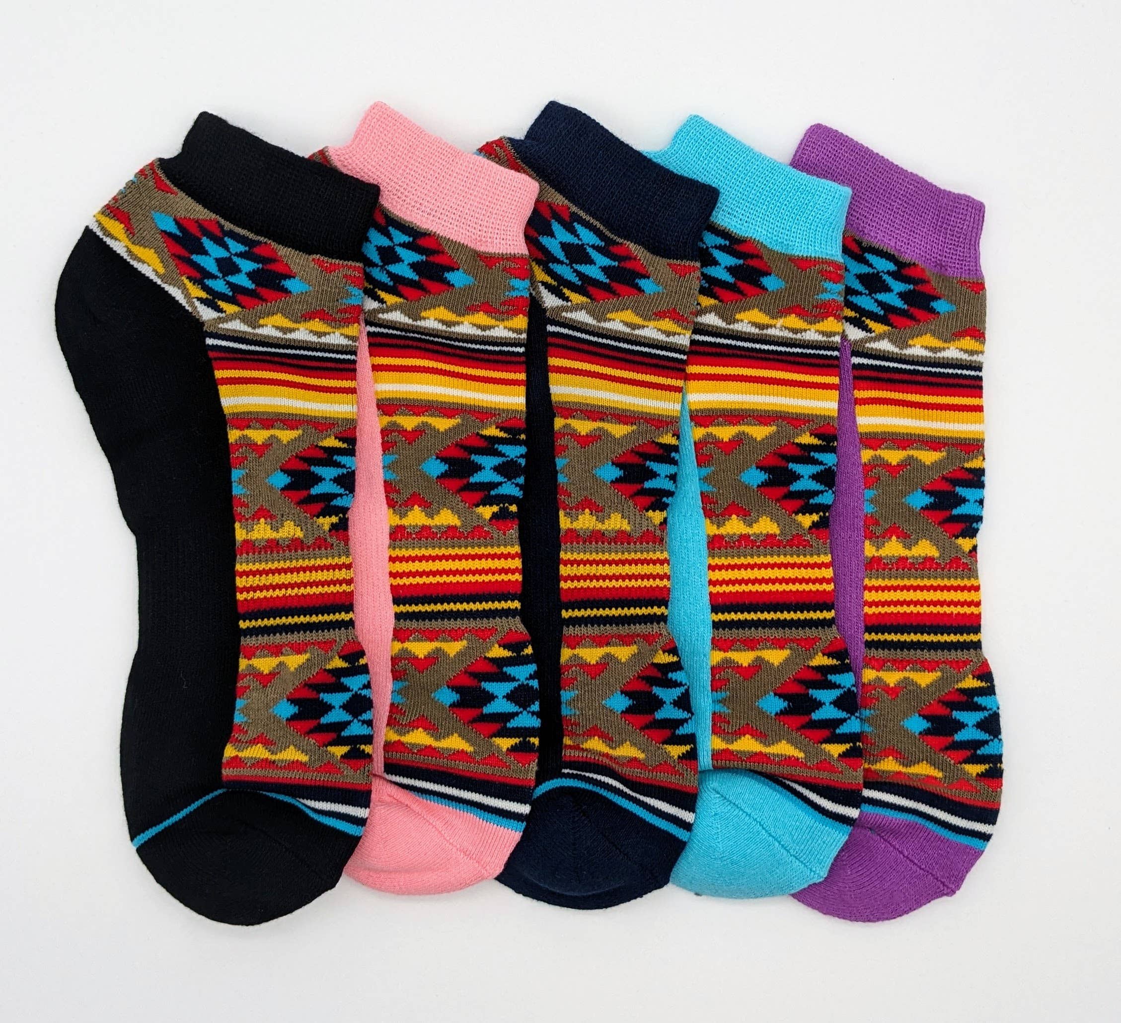 Flag Matrix Inc - Wholesale Socks - Unisex - Native Ankle Socks- Design 21