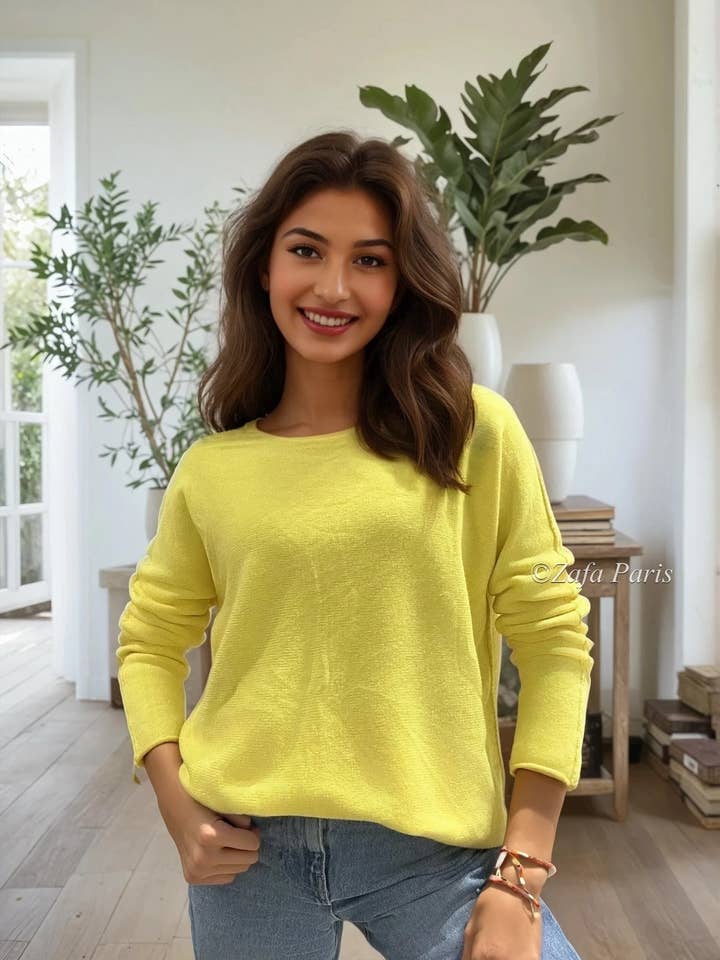 Seamless Premium Strickpullover in hochwertiger Qualität für den Großhandel von ZAFA PARIS