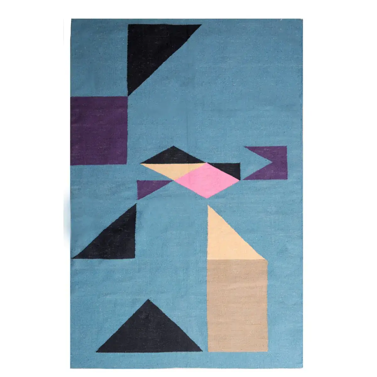 B A O B A B - Maison - Wholesale Area Rug - Kilim rug, hand-woven, fringe finish, 100% cotton0