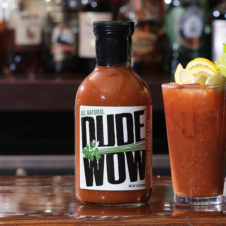 Dude Wow Cocktails - Wholesale Cocktail Mix/Syrup - Dude Wow All Natural Bloody Mary - 32oz0