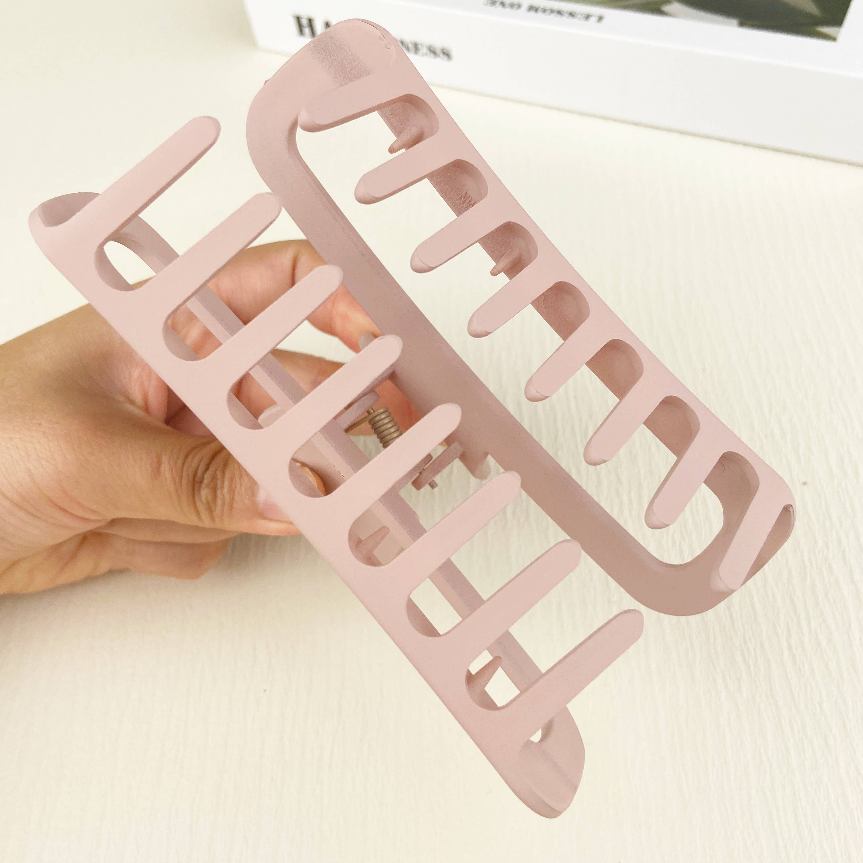 mildstyles – Engroshandel Hårspænde - Dame – Frostet rektangulært hårspænde6