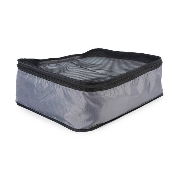 Welcome Home Unbeatable Deals - Wholesale Travel Set - 4 Pc Travel Organizer Cube Set Grey1