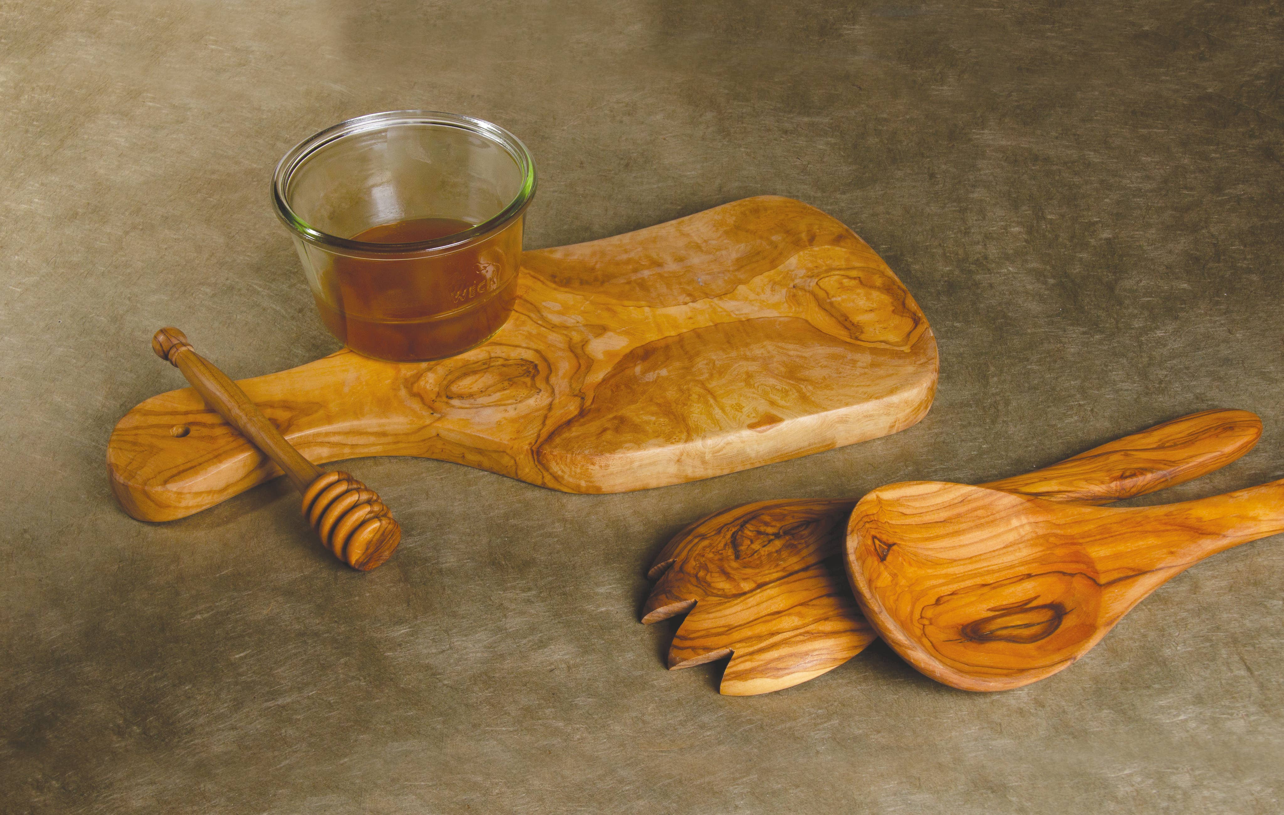 Ecodis - Grand Beau - Wholesale Kitchen Spoon - Olive wood honey spoon Egg cup Olive wood - Ah! Table1