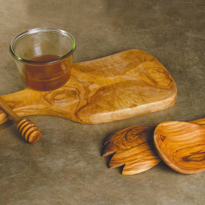 Ecodis - Grand Beau - Wholesale Kitchen Spoon - Olive wood honey spoon Egg cup Olive wood - Ah! Table1