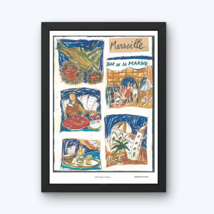 JOG | Maison d’éditions - Wholesale Art Print - Poster - Multiple Marseilles - Isabelle Arata