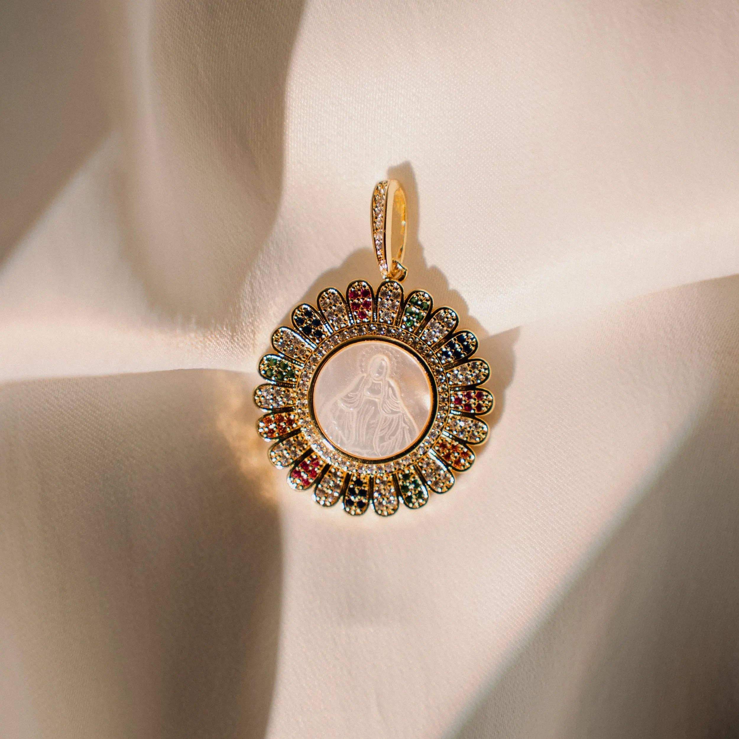 PHOEBE´S – Engroshandel Halskæde med vedhæng – Personlig Virgin-halskæde, Kæde af natursten, Speciel kærlighedsgave1