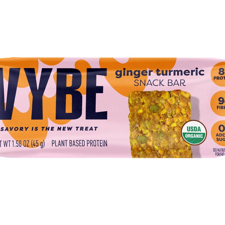 VYBE Snacks - Wholesale Snack Bar - Turmeric Ginger3