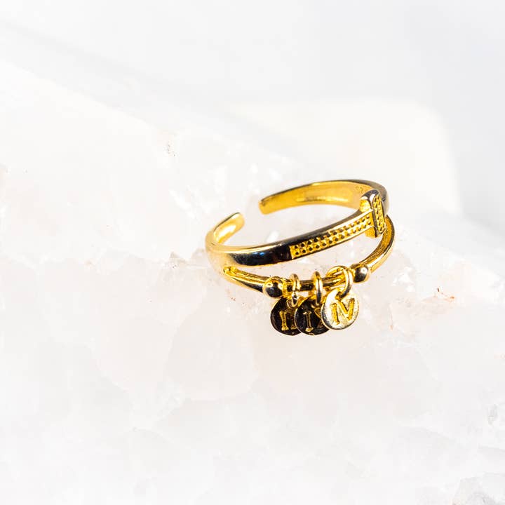 18K Vermeil lagdelt minimalistisk Ring for engroshandel hos Brink and Forbes