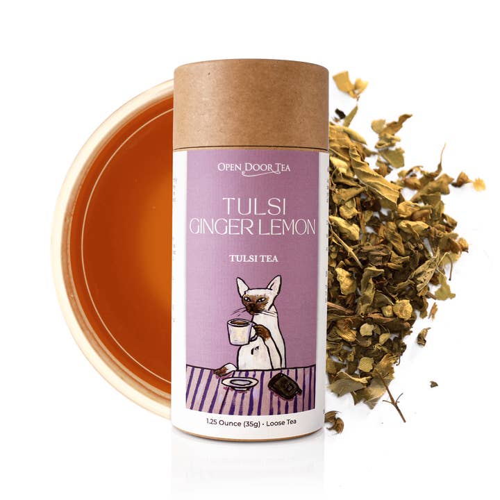Open Door Tea - Wholesale Loose Tea - Tulsi Ginger Lemon | Tulsi Tea | Bulk or Retail