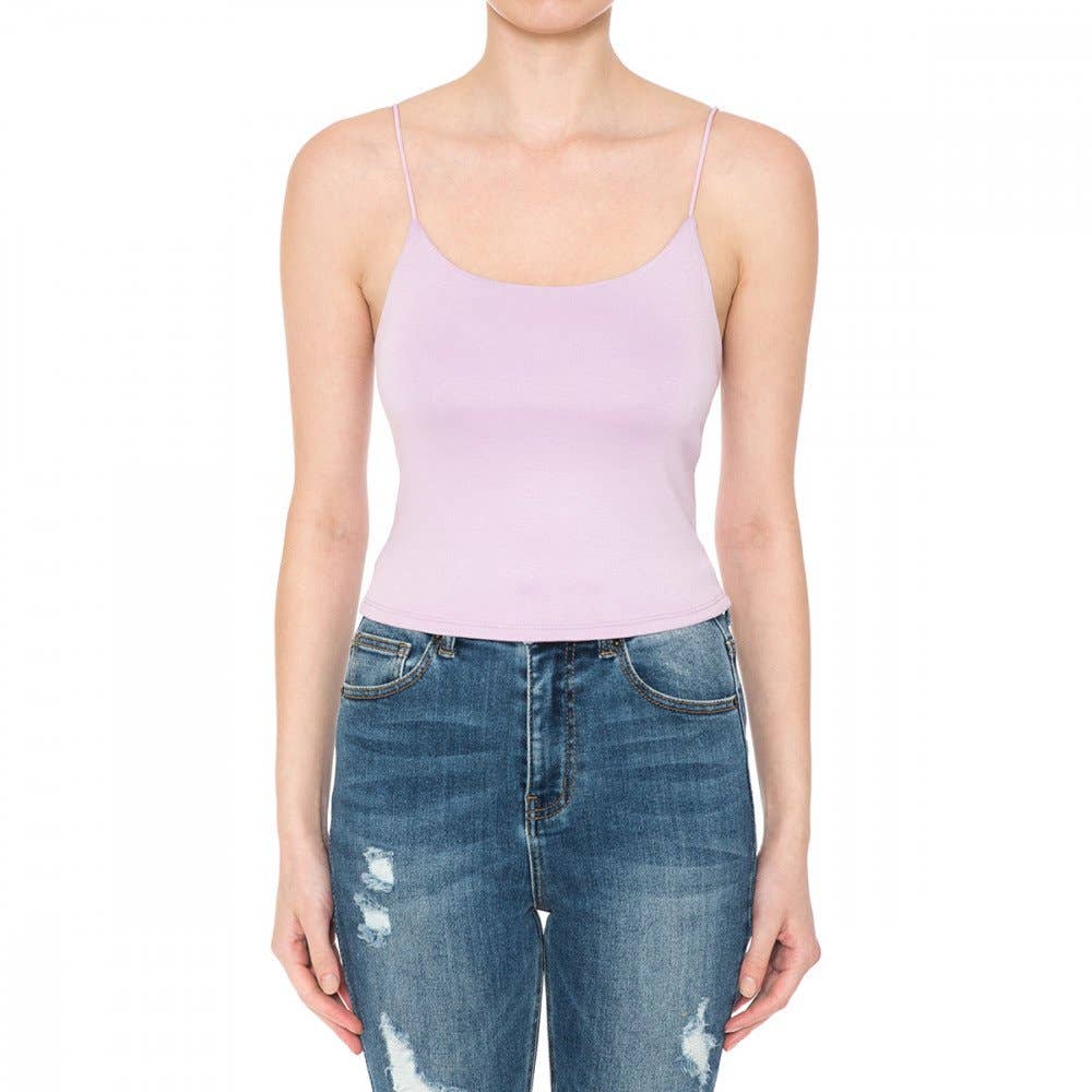 Paperdoll - Wholesale Camisole - Women's - SKINNY CAMI STRAP CROP TOP6