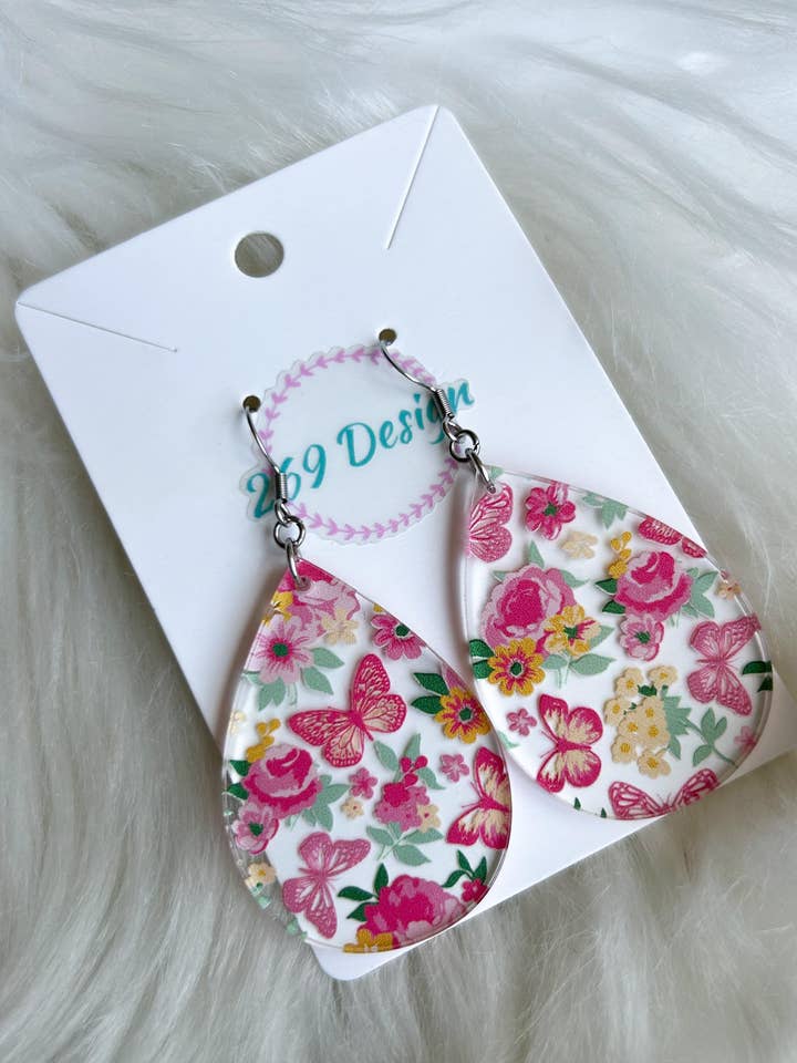 Papillons et fleurs pour la vente par 269 Design