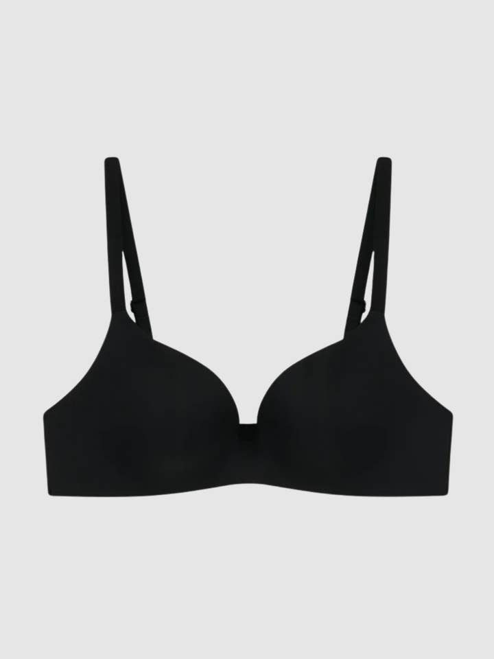 Seamless Wireless Bra Black for wholesale by sottobrand