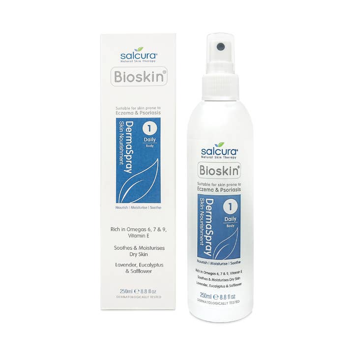 Salcura Natural Skin Therapy EU - Wholesale Eczema Treatment - Bioskin Dermaspray Intensive 250ml0
