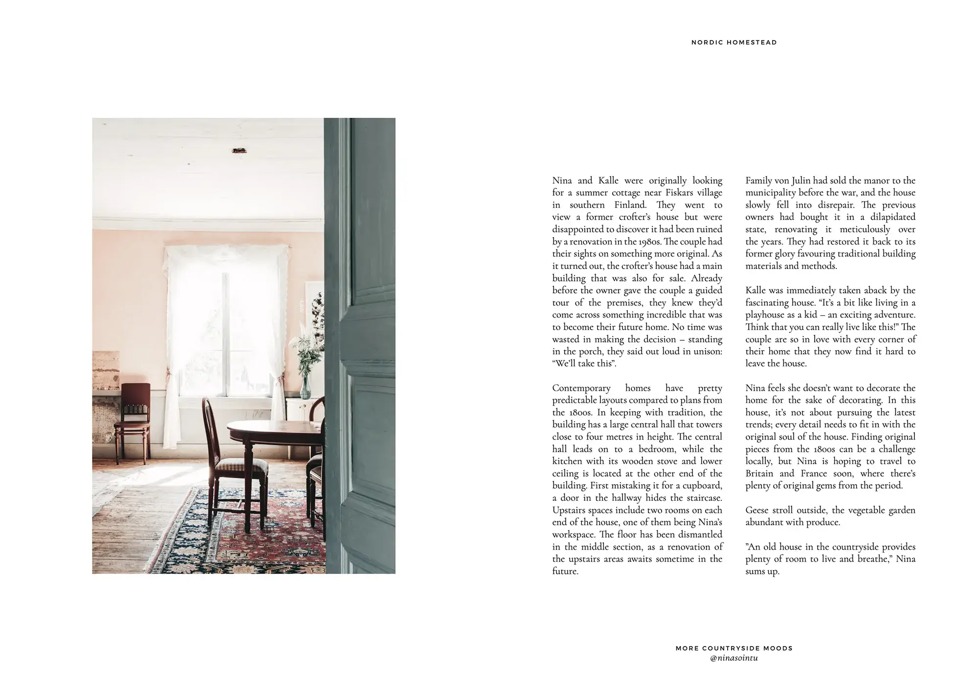 Cozy Publishing – Engroshandel Bog om hjem og have – Nordic Homestead – bog om indretning med fokus på finsk landliv2