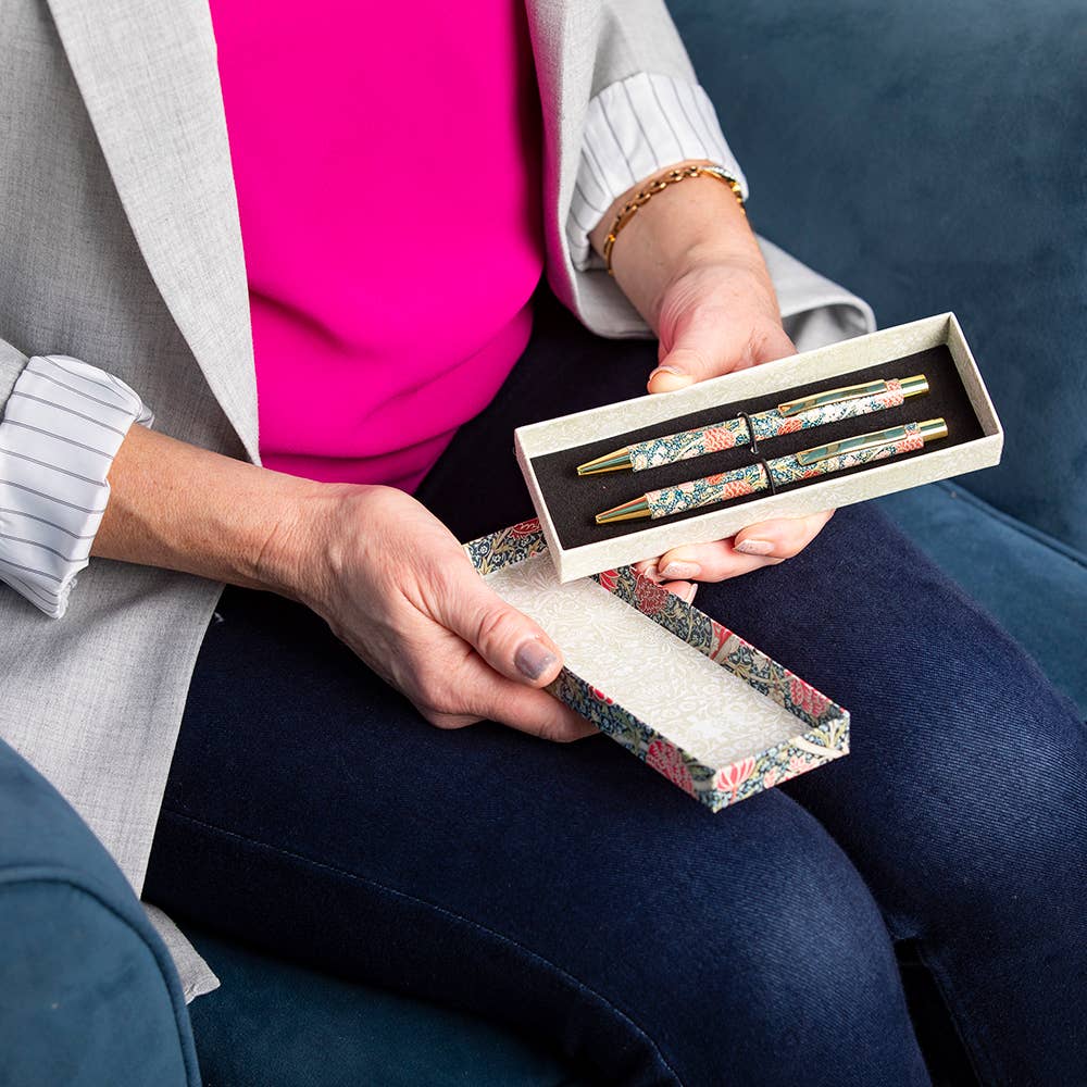 The Gifted Stationery Company - Wholesale Pen - Gift Pen Set - William Morris - Cray1