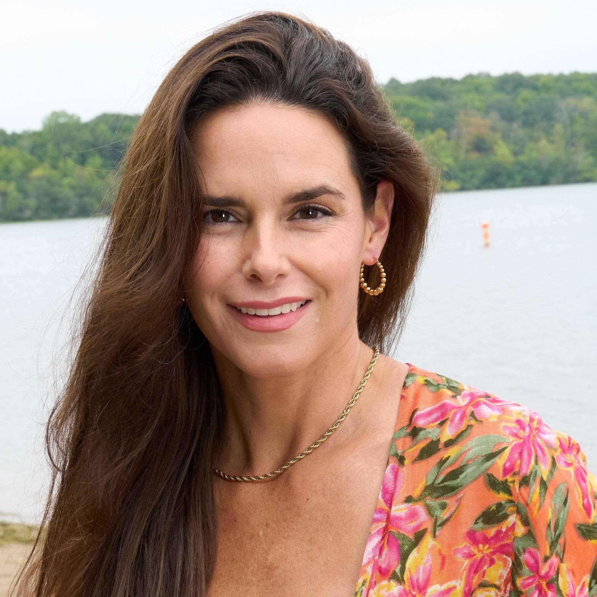 Elsie & Zoey - Wholesale Hoop Earrings - Waterproof Earrings Narelle Bubble Hoops in 18K Gold + Steel5