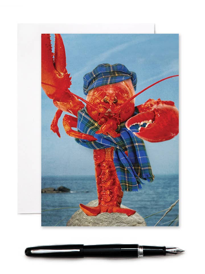 Carte de vœux Lobster - Pinchy McPinchface pour la vente par The Lonely Pixel