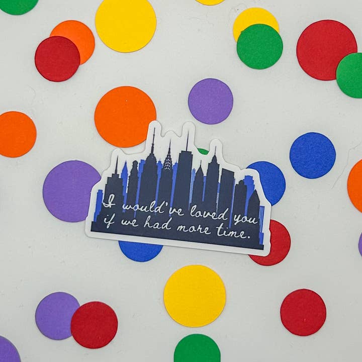 They Both Die At the End Inspired Waterproof Sticker for wholesale by The Rainbow Bookshelf