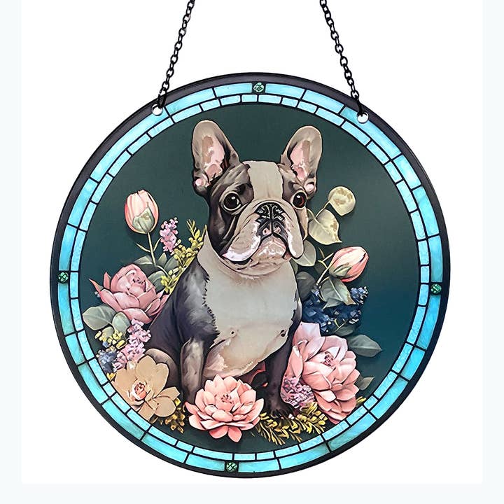 Fransk bulldogg akryl solfångare #SC117 av d'ears för wholesale av d'ears inc.