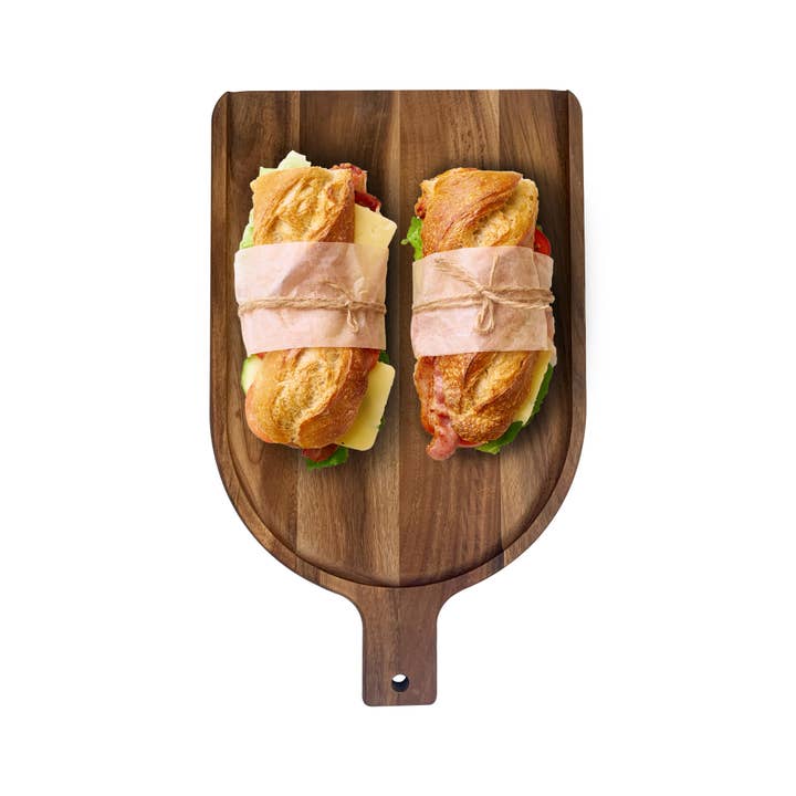 Fox Run Brands - Wholesale Cheese board - Ironwood Charcuterie Serving Paddle, Small, 14” x 9”3