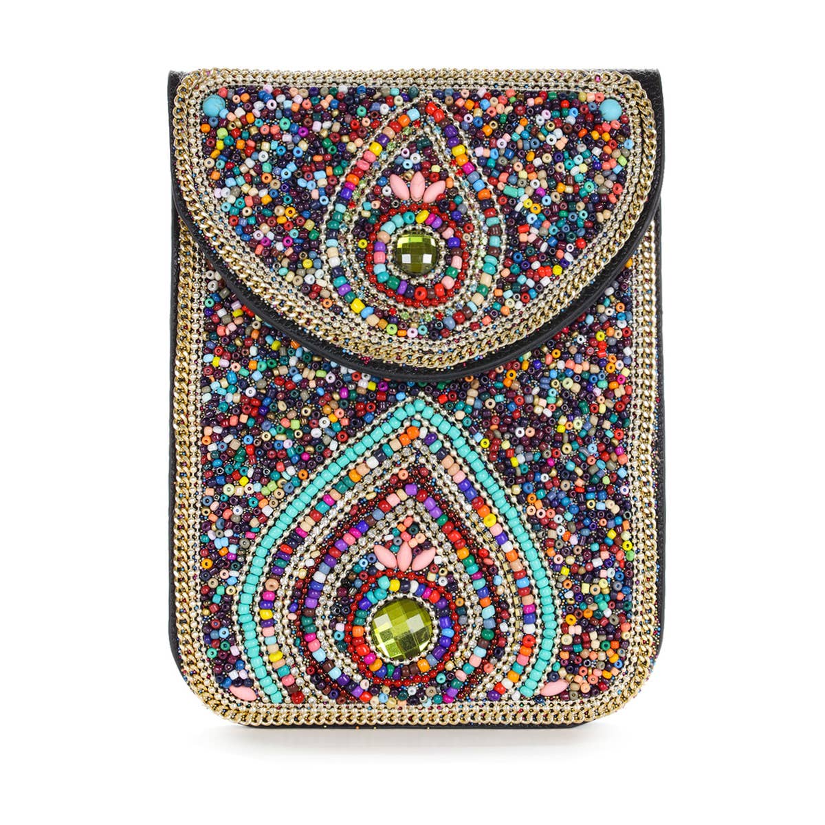 22 Tote - Vendita all'ingrosso Borsa a tracolla - Donna - Borsa a tracolla per cellulare in pelle vegana con perline5