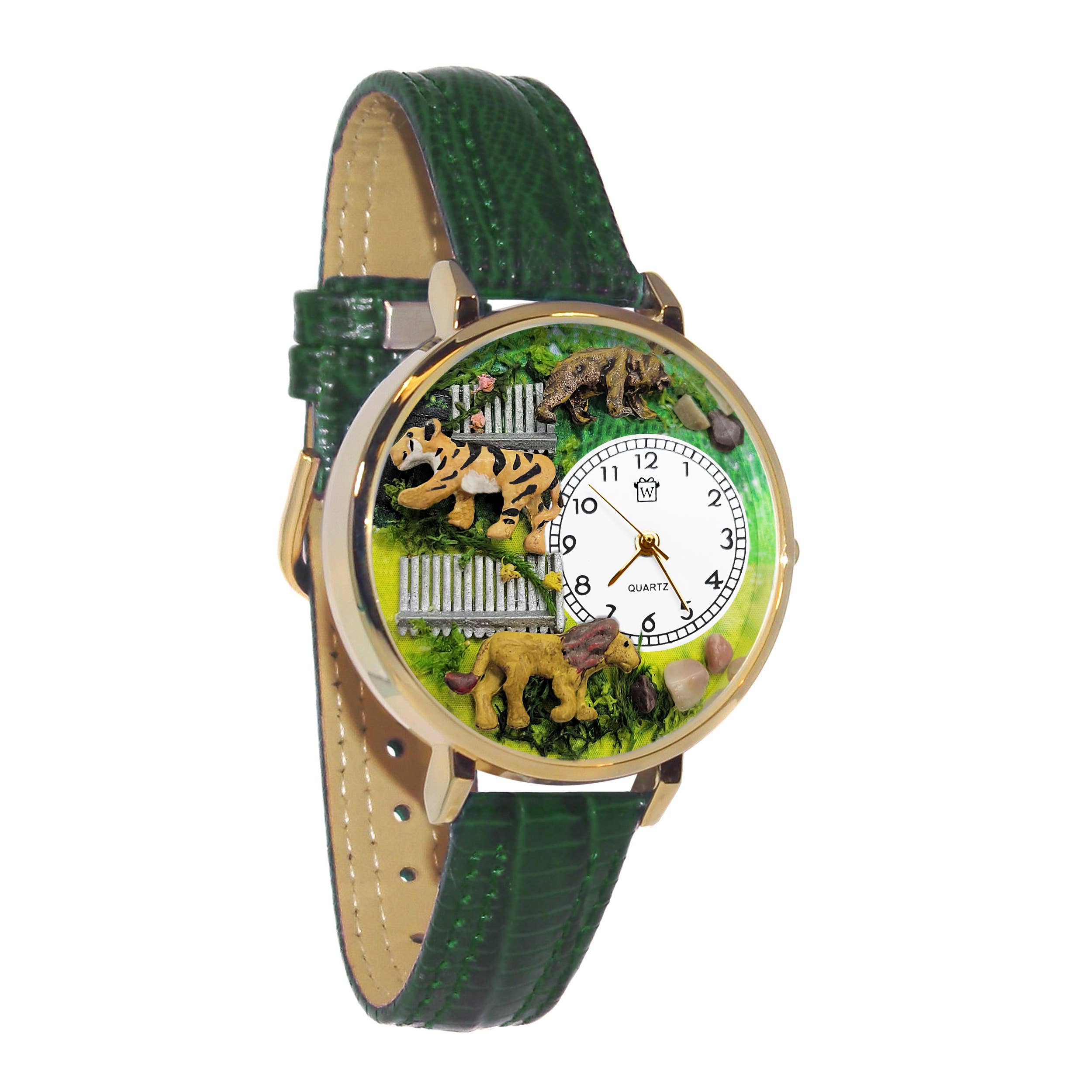 Whimsical Gifts – wholesale Wrist Watch – Unisex – Zoo Animals Zookeeper 3D Watch | Handmade in USA2