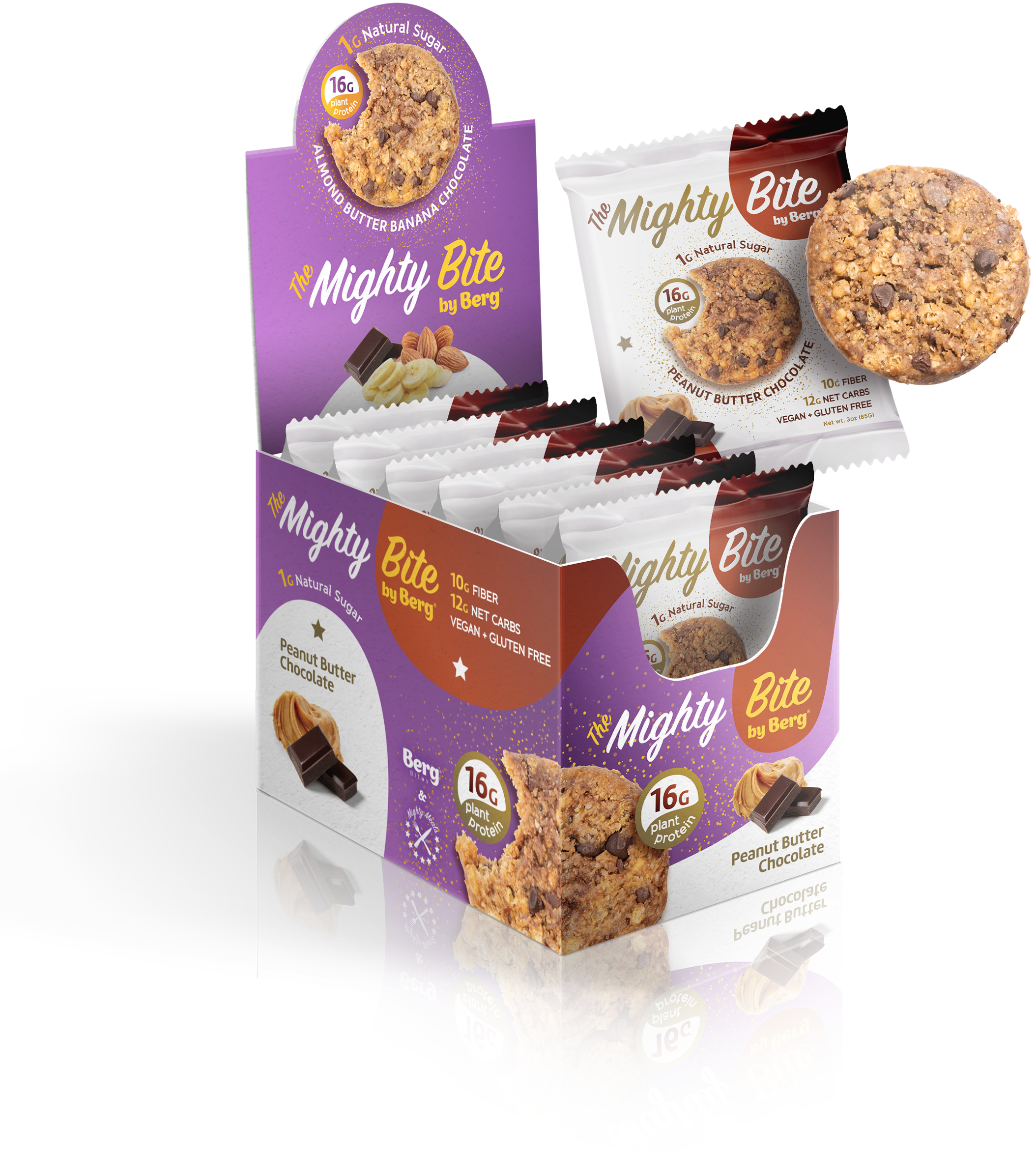 Berg Bites - Wholesale Snack Bar - The Mighty Bite - Peanut Butter Chocolate1