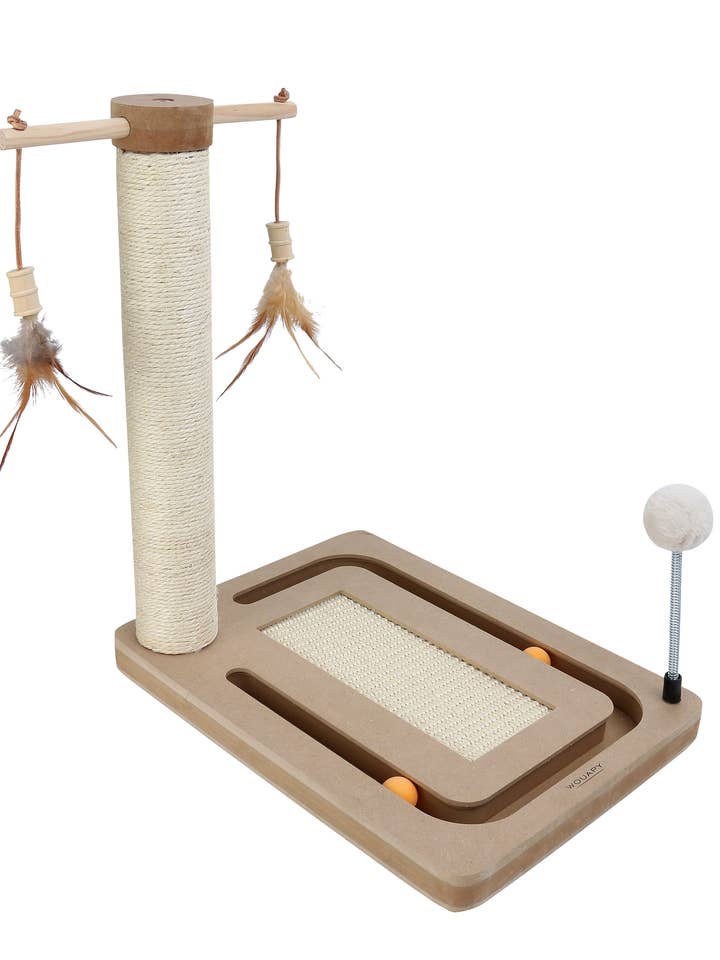 Det Komplette, Multi-aktivitetsstolpe, Legeplads til katte for engroshandel hos Wouapy