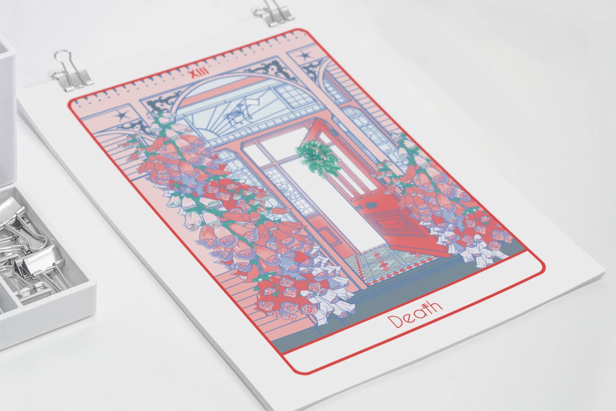 Klaus Piechocki Illustration – wholesale Art print – A3 Art Print: Death1