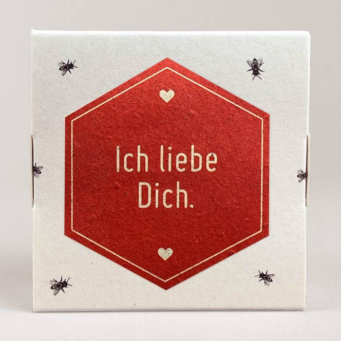 Honningpraliner - Jeg elsker dig / 4 stk. for engroshandel hos herr biene GmbH