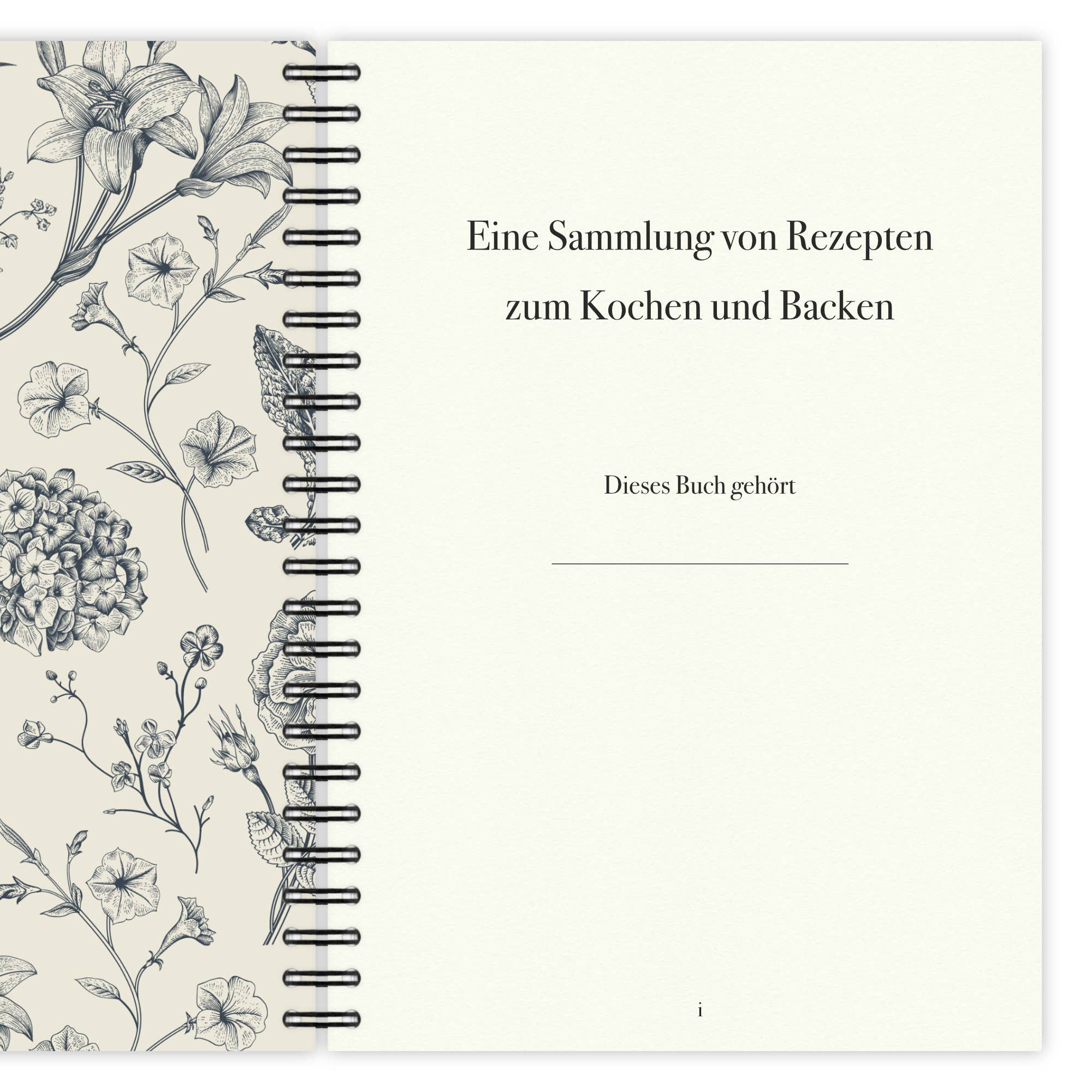 etmamu - Wholesale Recipe Card - Nature Pattern Recipe Book No. 21