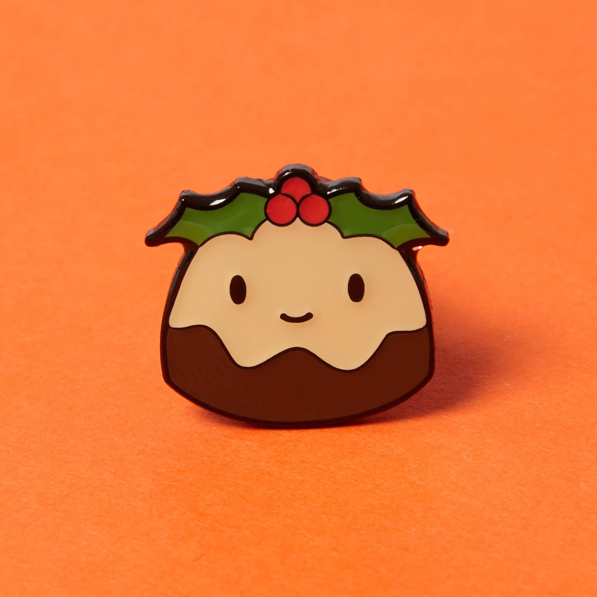 Higglebees – wholesale Lapel pin/button – Christmas Pudding - Enamel Pin Badge