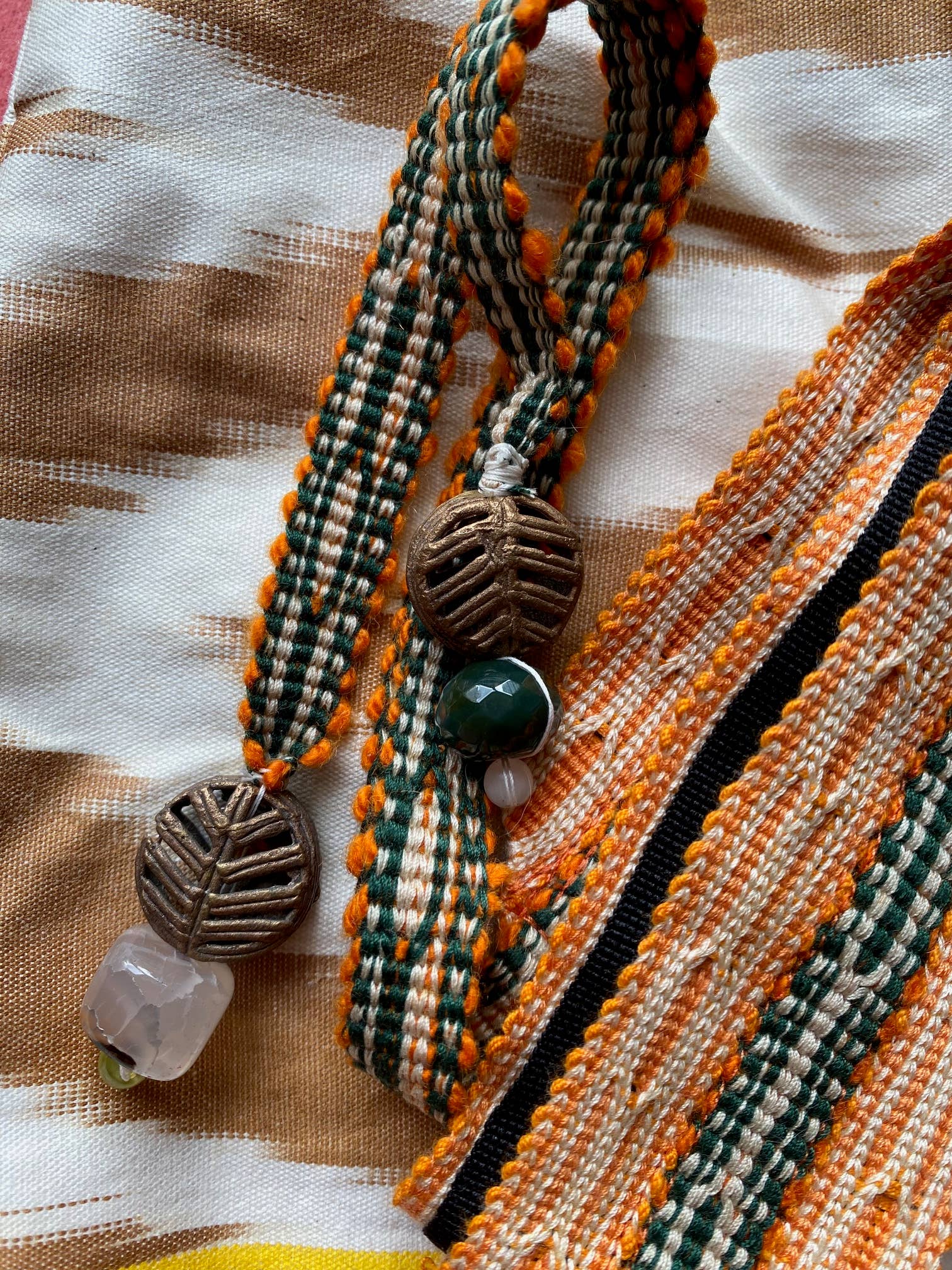 Tezeè – wholesale Bälte - Dam – tygbälte med korta remsidor7