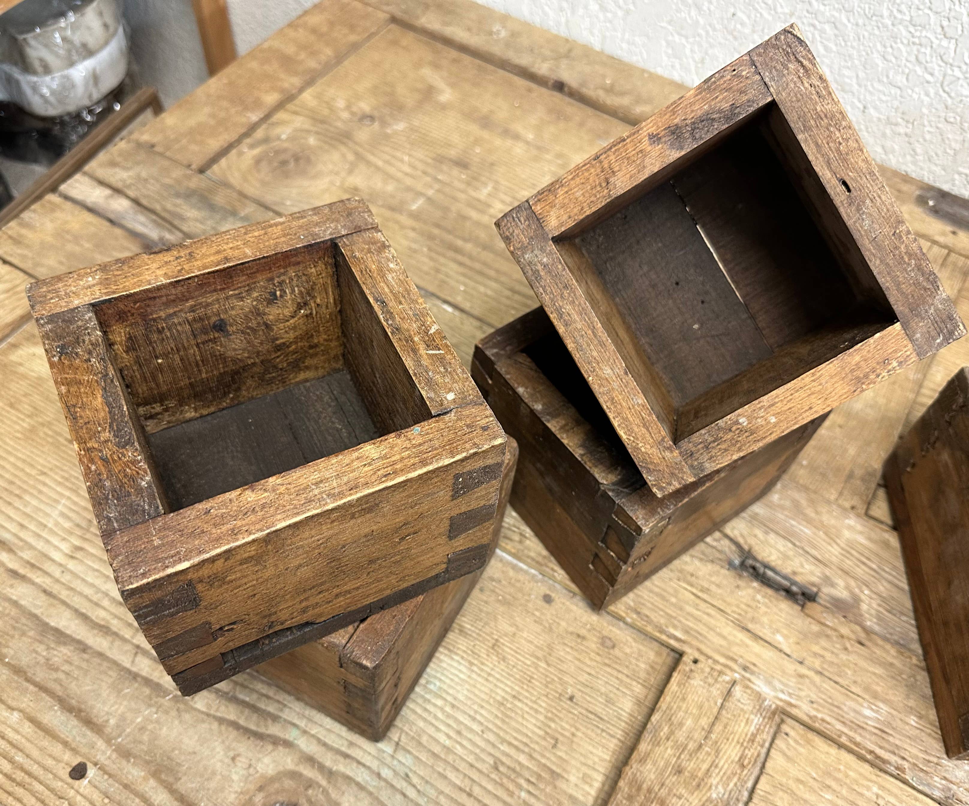 My Amigos Imports – Caixa decorativa por atacado – Caixas de Medição de Madeira Antigas-ER-Colecionável-Vintage-Rústico1