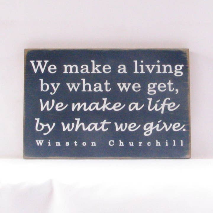 Nos ganamos la vida con lo que obtenemos, nos ganamos la vida con lo que hacemos para venta al por mayor de New Direction Crafters