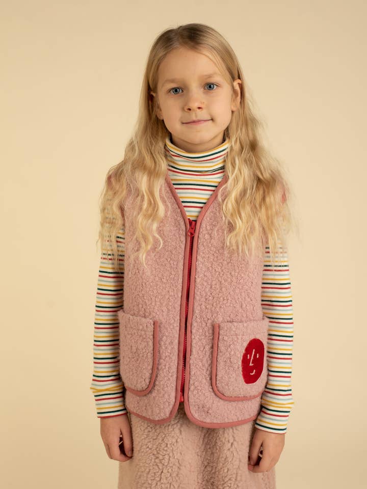 Boucle Vest for wholesale by OXOX CLUB