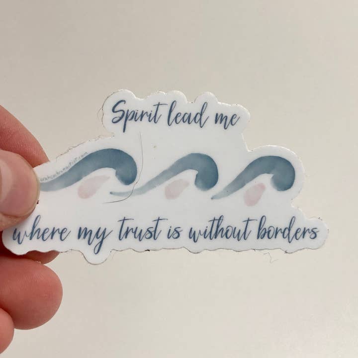 Spirit Lead Me Aufkleber — Songtext-Aufkleber für den Großhandel von Sarah Cochran Artist