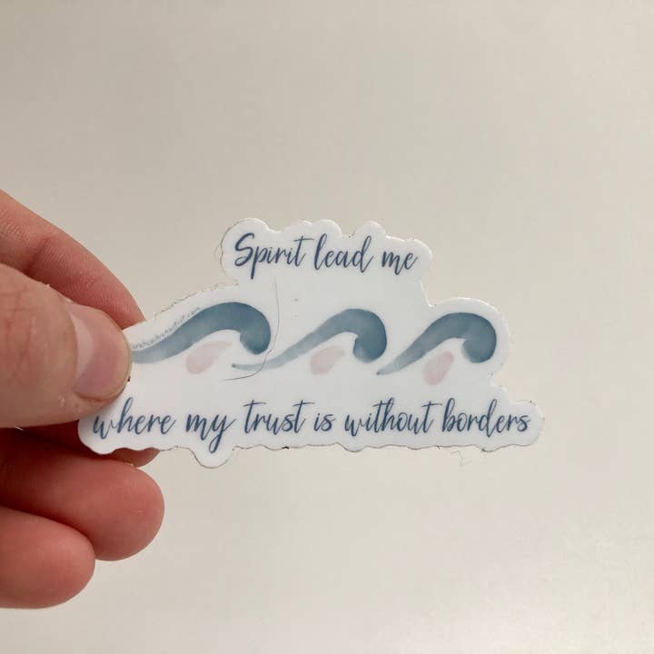 Spirit Lead Me Sticker - Song Lyric Sticker for wholesale by Sarah Cochran Artist