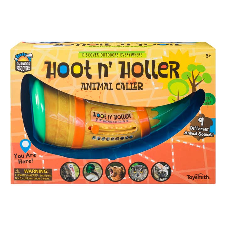 Outdoor Discovery Hoot N' Holler Animal Caller Toy for wholesale by Toysmith