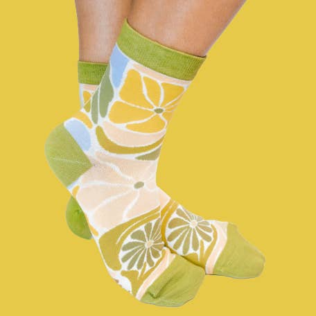 SoulShine Flower — Knit Ankle Sock for wholesale by The SoulShine Co.