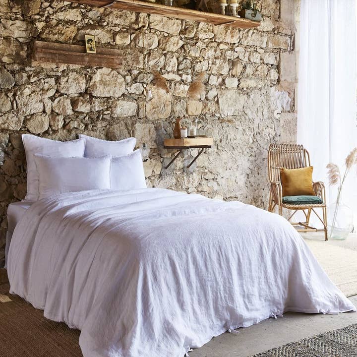 Housse De Rêve - Wholesale Duvet Cover - French Linen Duvet Cover 240x260 cm Chalk1