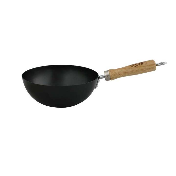 Dexam - Wholesale Cooking Pot - Wok Standard Guage Non-Stick Carbon Steel 8"