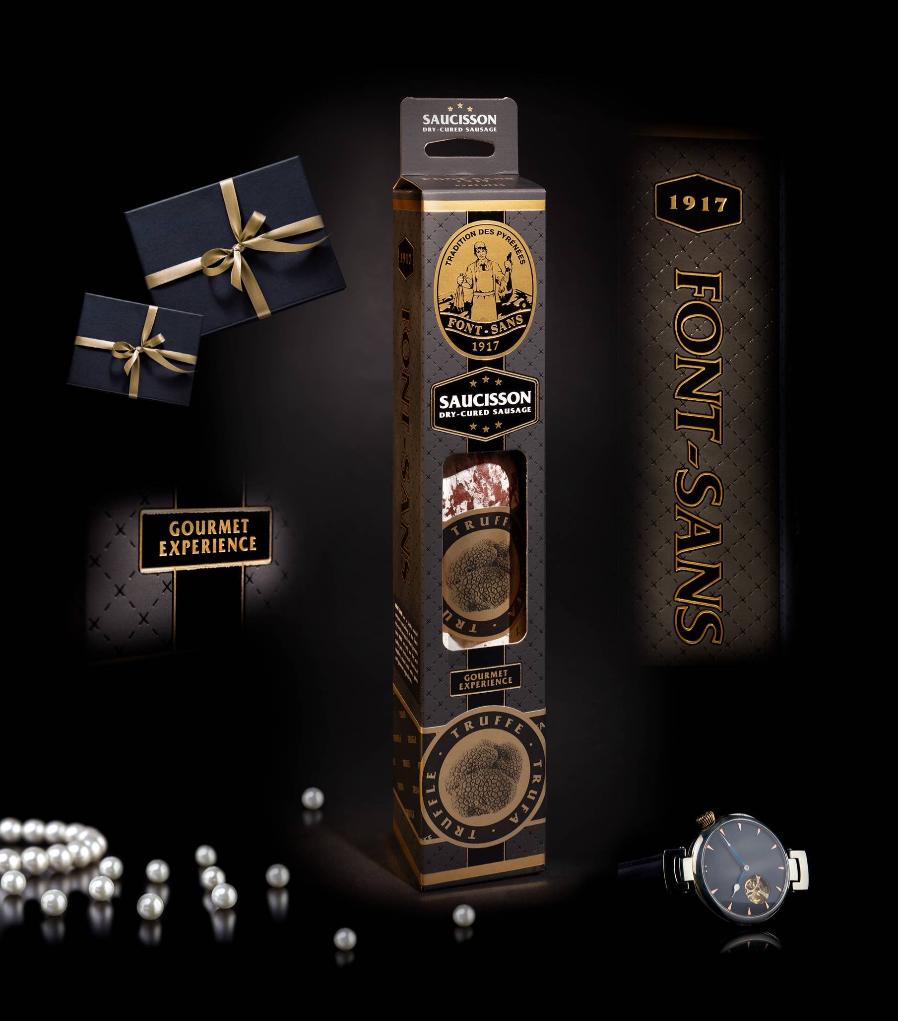 LuxFood-Shop - Wholesale Sausage - Discovery pack of 16 FONT-SANS flavored GOURMET sausages23