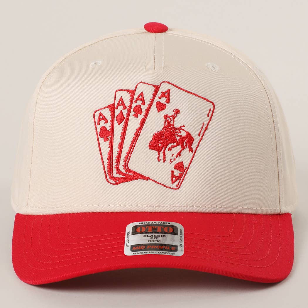 Fashion City - Wholesale Trucker Hat - Unisex - Western Cowboy Card Embroidered Trucker Hat3