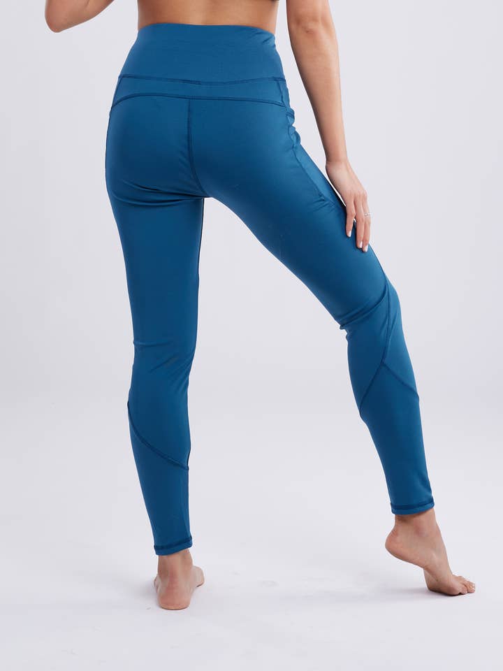 JupiterGear - Vendita all'ingrosso Leggings sportivi/loungewear - Donna - Leggings da palestra classici a vita alta con tasche laterali9