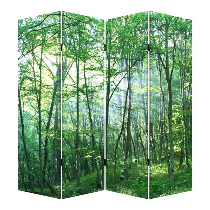 Skärmjuveler Produktiv Forrest Canvas Rumsavdelare för wholesale av Screen Gems
