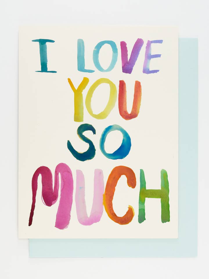 I Love You So Much Card - Case Pack of 6 Cards for wholesale by People I've Loved