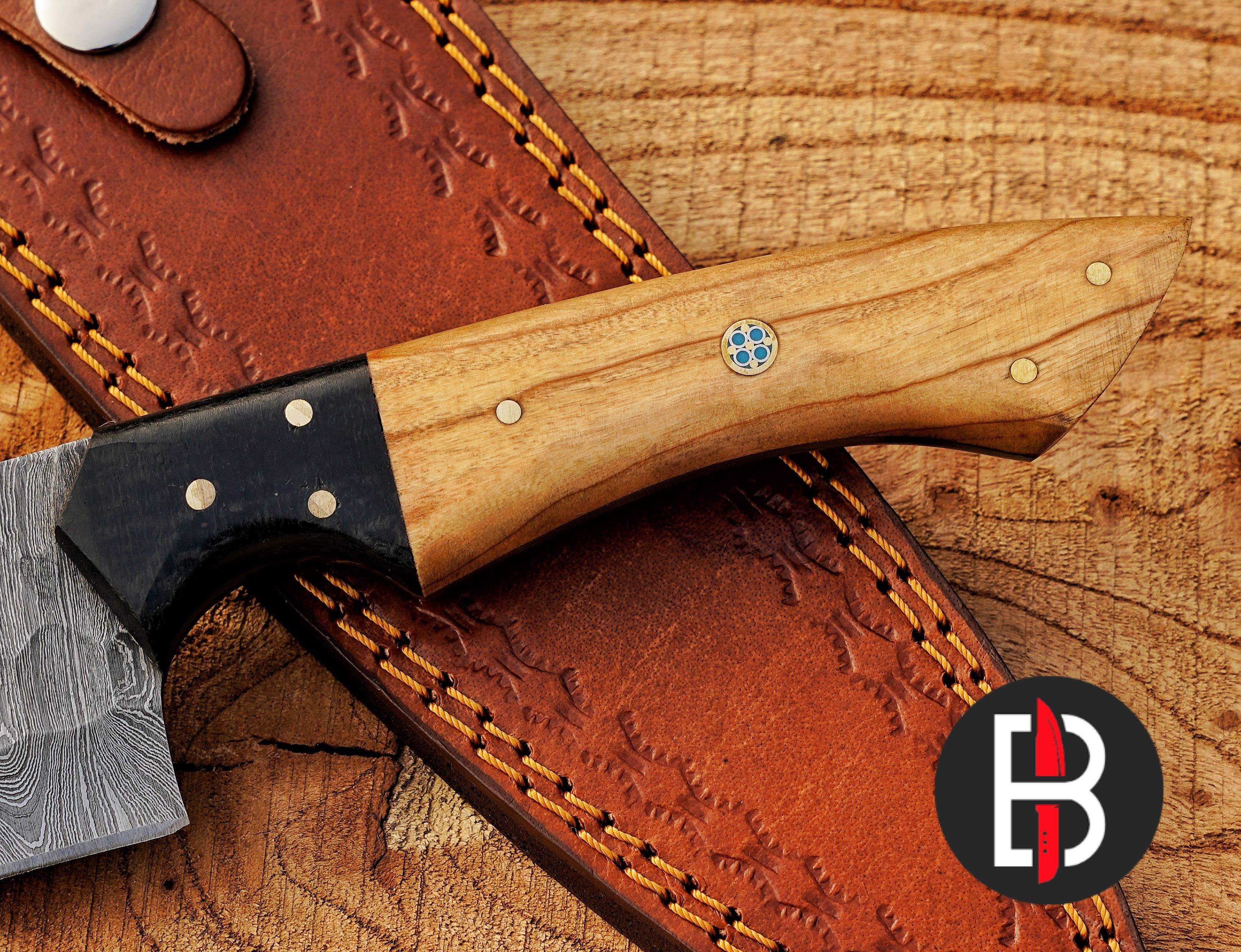 Bravohandicrafts – wholesale Kökskniv – Damaskusstål Kockkniv Nödvändig Kökskniv Handgjord.1