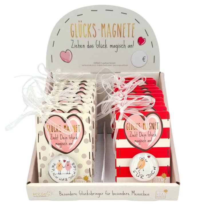 Hergo Creation GmbH - Wholesale Magnet - SET Magnets Love in Display, 20 pcs assorted
